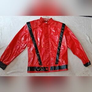 "Thriller" Michael Jackson MJ Faux Leather Jacket